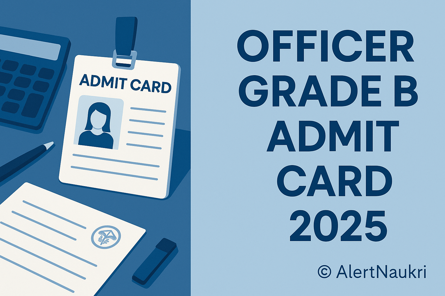RBI Officer Grade B Admit Card 2025– Download Now